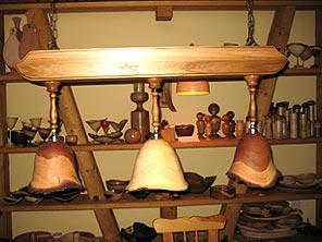 geschnitzter Lampenschirm